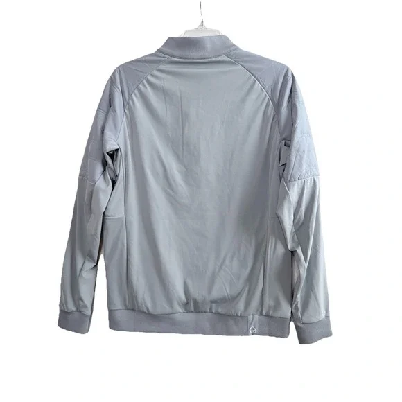 Galway Bay Men's Foyle Golf Performance Hybrid Midlayer Pullover Gray Size Large